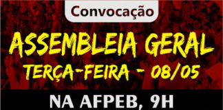 Assembleia extraordinária na próxima terça-feira
