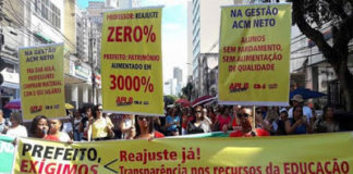 Nota em apoio as trabalhadores da educação de Salvador