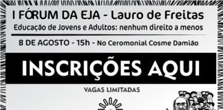 Inscrição I Fórum da EJA
