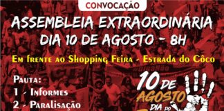 ATENÇÃO: Informe sobre o dia 10 (sexta-Feira)