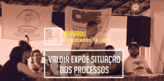 Valdir expõe situação dos Processos