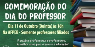 Comemoração do dia do professor