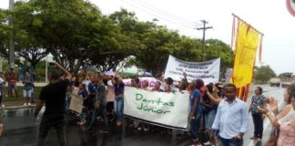 ASPROLF Leva apoio à luta dos professores do Estado em ato na SEC