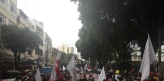 Trabalhadores de Lauro reforçam o histórico ato da educação em Salvador