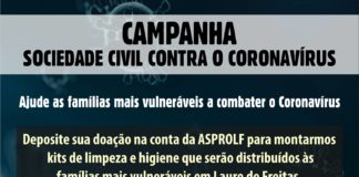 ASPROLF pede doações para Kits higiene