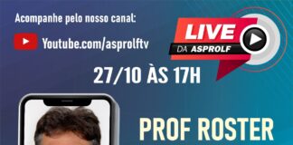 Professor Roster Barros candidato à vereador participa de live da Asprolf