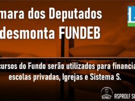 Câmara Federal desmonta FUNDEB