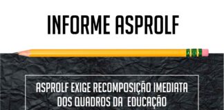Informe: ASPROLF exige recomposição dos quadros da educação