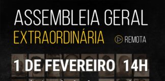 Assembleia Extraordinária hoje 01/02