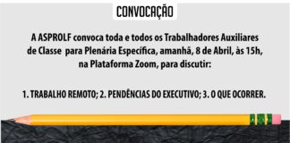 Plenária Auxiliares de Classe