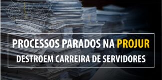 Processos parados na PROJUR destroem carreira dos servidores