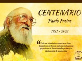 Agradecimento ao legado de Paulo Freire