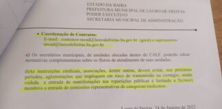 Asprolf convoca categoria para mobilização no Calf hoje (25)