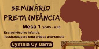 Seminário Preta Infância trará a escritora Cynthia Cy para a mesa Escrevivências Infantis