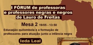 I Fórum de professores negros receberá a professora Iêda Leal
