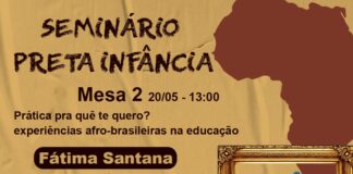 Seminário Preta Infância terá participação de Fátima Santana