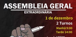 Asprolf convoca assembleia em dois turnos