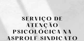 Asprolf Sindicato fará atendimento em atenção psicológica para filiados