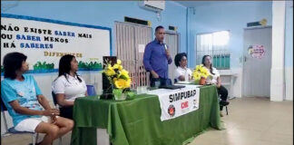 Presidente da Asprolf representa CNTE em filiação do Simpubap à Confederação