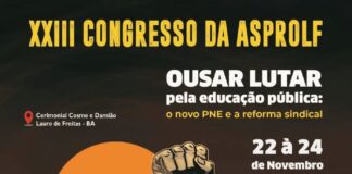 Ousar Lutar pela Educação Pública: vem aí o XXIII Congresso da Asprolf