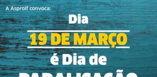 Asprolf adere à Paralisação Nacional e fará Audiência Pública