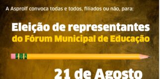 Asprolf convoca categoria para eleição dos representantes do FME