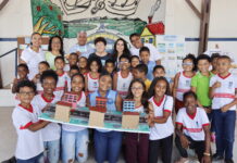 Estudantes da escola municipal Sônia Maria lançaram uma exposição de postais da cidade