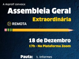Asprolf convoca categoria para assembleia online